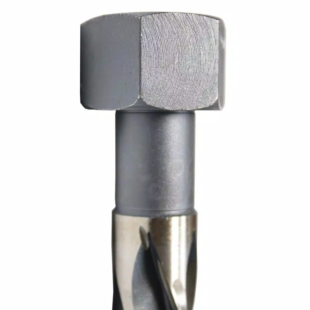 Drill America Killer Force 11/16 in. High Speed Steel Black and Gold Bridge Reamer with Hex Shank