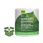 SEVENTH GENERATION 100% Recycled White Toilet Tissue, 2-Ply, 60 Rolls thumbnail 2