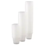 DART Conex 1 oz. Clear Polypropylene Portion Containers, 2500 Count Case thumbnail 3