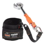 Ergodyne Squids 3114 Black Pull-On Wrist Tool Lanyard with Carabiner thumbnail 4