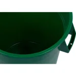 Carlisle Bronco 32 Gallon Round Green Recycling Trash Can, Lidless with Recycling Logo (4-Pack) thumbnail 3