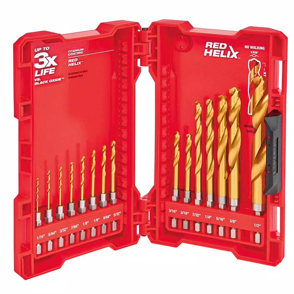 Milwaukee M18 FUEL ONE-KEY 1/2 in. Brushless Cordless Drill/Driver Kit with Titanium Shockwave Bit Set