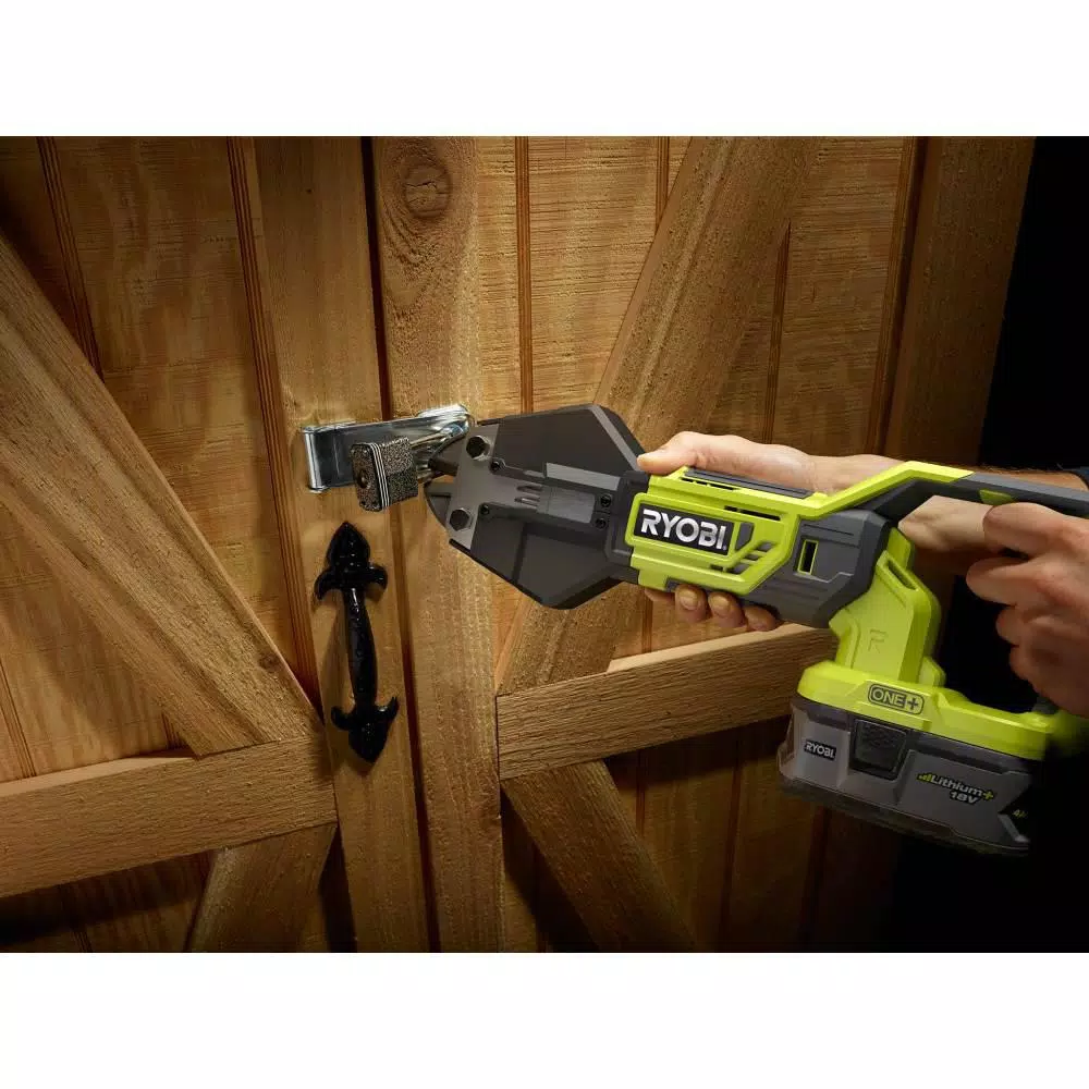 RYOBI 18V ONE+ Cordless Bolt Cutter Kit with 2.0 Ah Battery and Charger