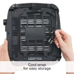 Proctor Silex 4-Slice Black Wide Slot Toaster with Crumb Tray and Toast Boost thumbnail 5