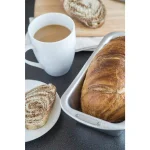 Doughmakers 8.5 x 4.5 in. Heavy Duty 16 Gauge Aluminum Loaf Pan with Patented Pebble Pattern thumbnail 5