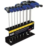 Klein Tools Journeyman 6 in. Metric T-Handle Hex Key Set with Stand, 8-Piece thumbnail 1