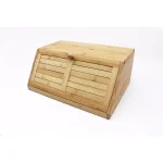 BergHOFF Natural Bamboo Bread Box - 16" x 7" x 4" Eco-Friendly Kitchen Storage thumbnail 2