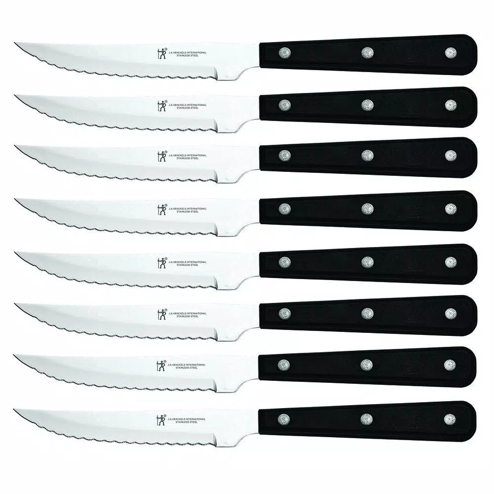 Henckels J.A. Henckels International 8-Piece Serrated Stainless Steel Steak Knife Set