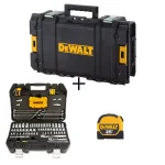 DEWALT 142-Piece Mechanics Tool Set with TOUGHSYSTEM 22 in. Tool Box & 25 ft. Tape Measure thumbnail 1