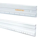 POWERTEC 18 in. Anodized Aluminum Straight Edge Ruler, Dual Metric and SAE Calibrations thumbnail 3
