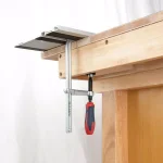 POWERTEC 2-Pack Quick Screw Down Guide Rail Clamps, 5-3/8 in. Opening, 2-3/8 in. Throat Depth thumbnail 4