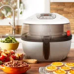 Barton Ensue 6.3 Qt Air Fryer, 1700W Multi-Functional Electric Oil-Free Cooker with 8 Programs, White thumbnail 8