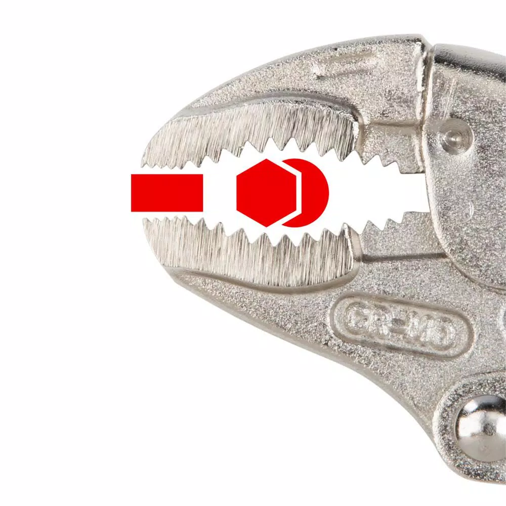 TEKTON 5 in. Curved Jaw Locking Pliers, 4-Pack