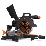 WEN 10 in. 15 Amp Single Bevel Sliding Compound Miter Saw with Laser Guide thumbnail 3