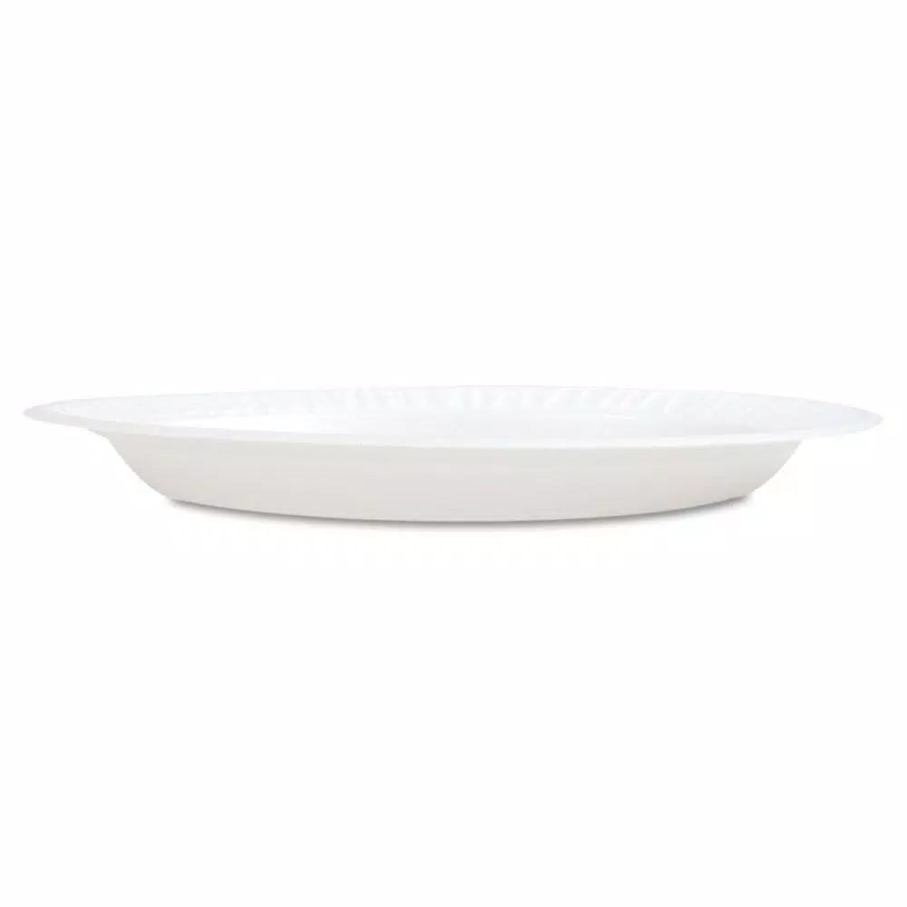 DART Concorde 10.25 in. White Foam Plates, Non-Laminated, 500 Count Case