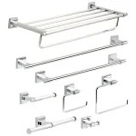 Franklin Brass Maxted 24 in. Single Towel Bar in Polished Chrome thumbnail 4