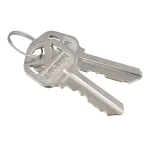 Kwikset Belleview Double Cylinder Handleset, Satin Nickel, Exterior Pack with SmartKey Security thumbnail 3