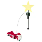 Mr. Christmas Animated Flying Santa Tree Topper with LED Star thumbnail 1