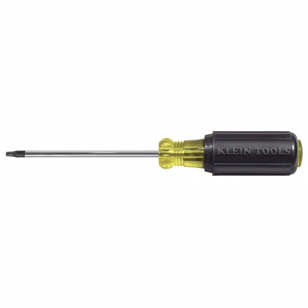 Klein Tools T15 Torx Screwdriver with 4 in. Round Shank and Cushion Grip Handle