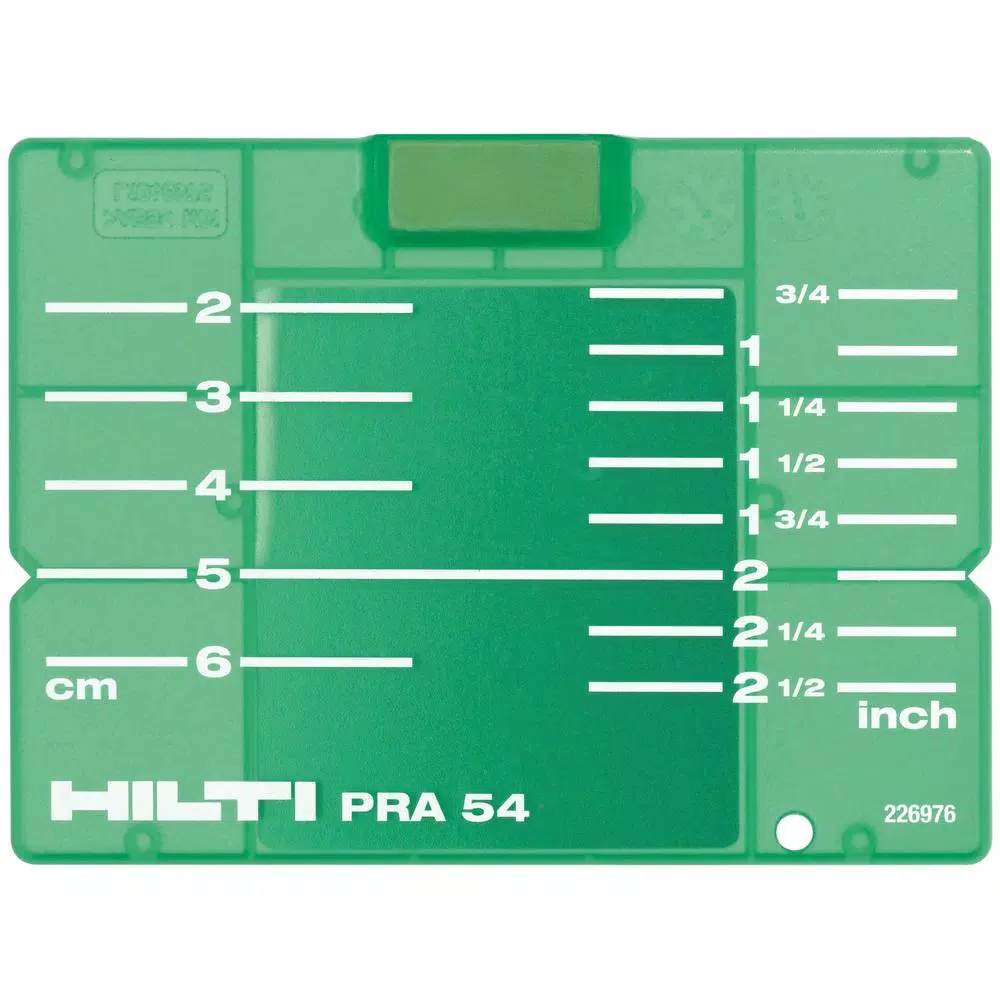 Hilti PM 40-MG Multi-Line Green Laser Level Kit with Battery, Charger, and Target Plate