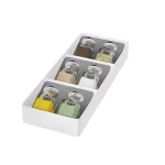 Lavish Home 3-Tiered Nonslip White Drawer Organizer thumbnail 3