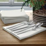 MegaChef Cravat 20-Piece Silver Stainless Steel Flatware Set, Service for 4 thumbnail 3
