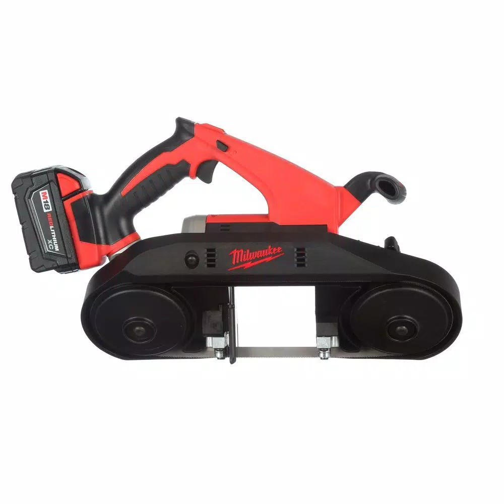 Milwaukee M18 18V Lithium-Ion Cordless Band Saw Kit with Two 3.0 Ah Batteries, Charger, and Hard Case