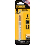 DEWALT 4 in. 10 TPI T-Shank Wood Down Cutting Jigsaw Blade (5-Pack) thumbnail 2