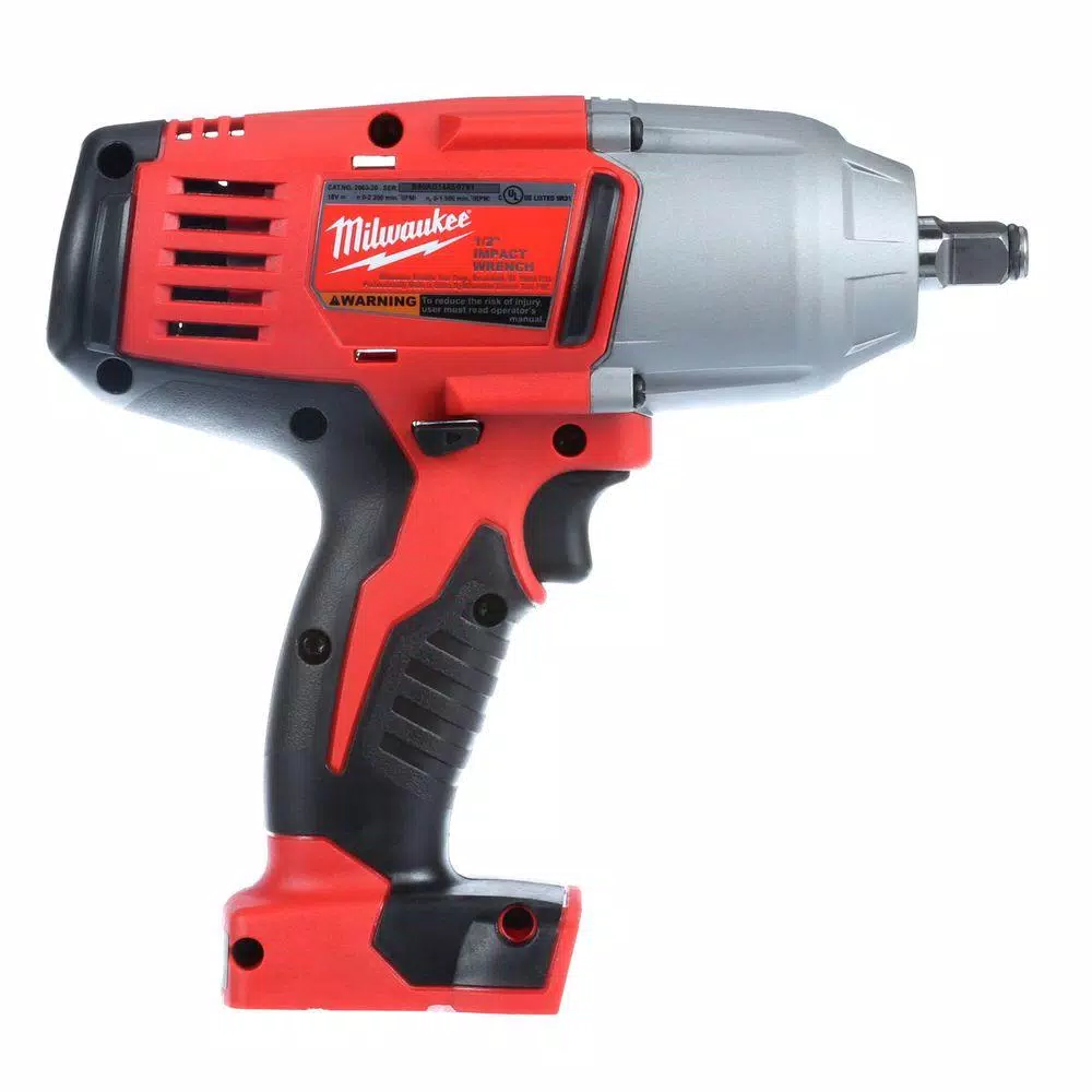 Milwaukee M18 18V Lithium-Ion Cordless 1/2 in. High-Torque Impact Wrench Kit with 5.0Ah Battery and Charger