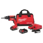 Milwaukee M18 FUEL 18V Brushless Cordless Compact Drywall Screw Gun Kit thumbnail 1