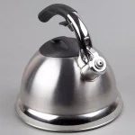 Creative Home Avalon 12-Cup Stainless Steel Whistling Tea Kettle with Lever Pour System, Silver thumbnail 5