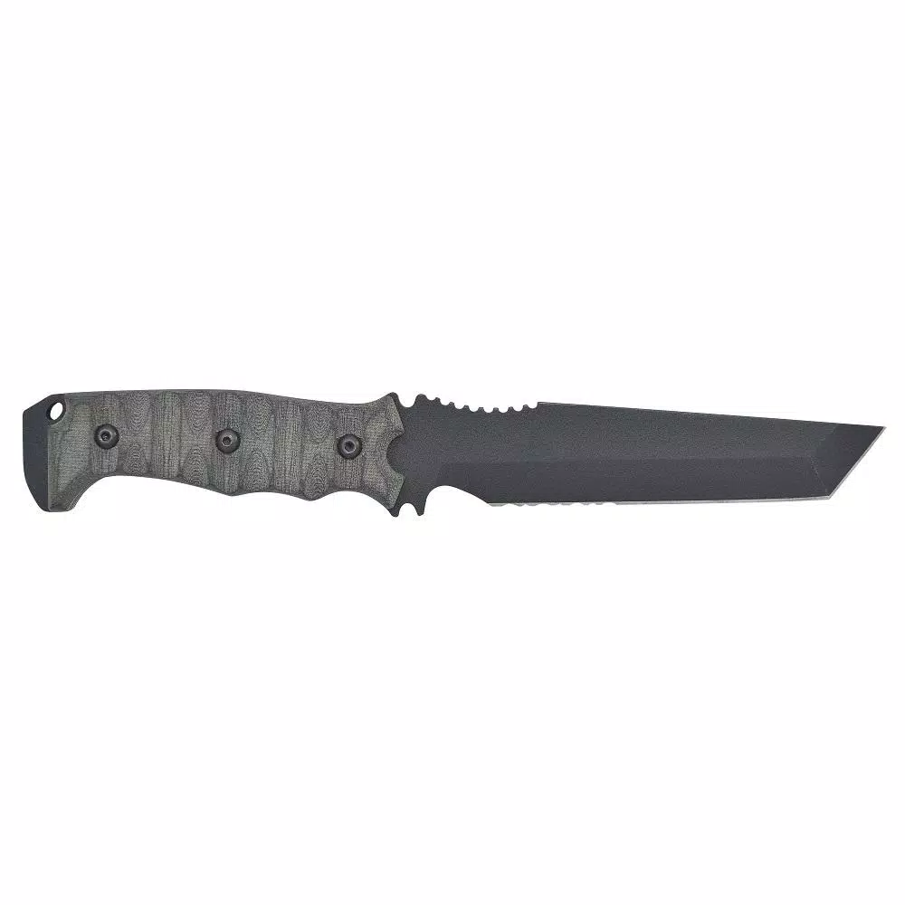 Camillus DAGR Carbon Steel Tanto Fixed Blade Knife with G10 Handle and Molded Sheath