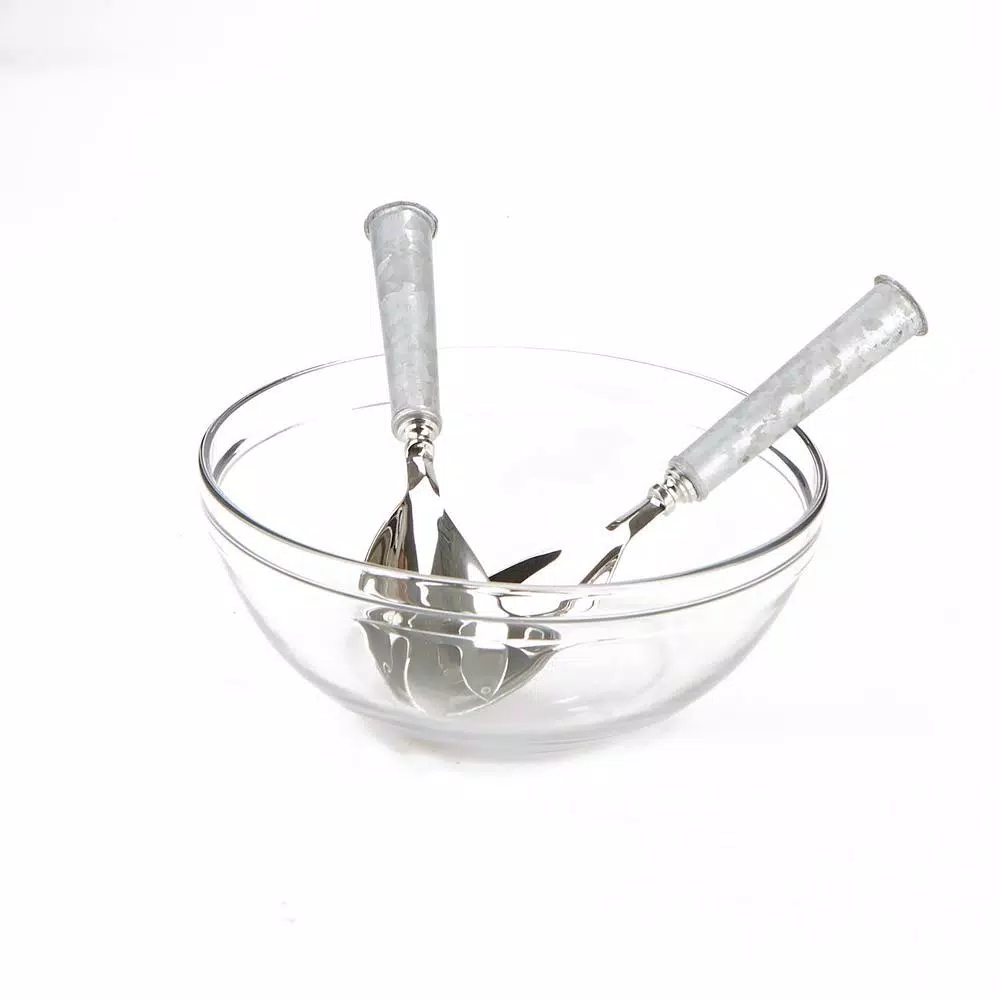 Mind Reader Stainless Steel Salad Server Set - 2-Piece Spoon and Fork Utensils