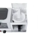 SPT 3-in-1 Breakfast Center 1450W Toaster Oven, Coffee Maker, and Griddle - White and Stainless Steel thumbnail 4