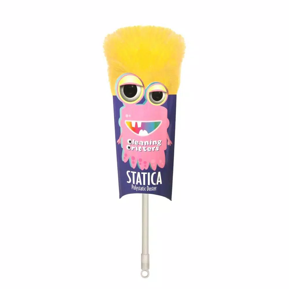 Ettore Cleaning Critters Statica Polystatic Duster - Lightweight Electrostatic Dusting Tool