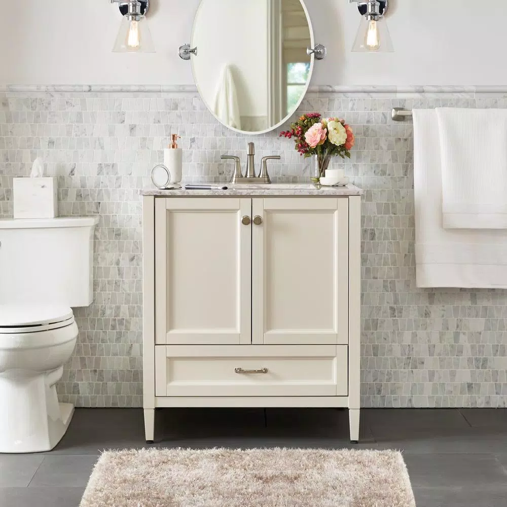 Pfister Venturi 24 in. Single Towel Bar in Spot Defense Brushed Nickel