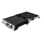 KALORIK Eat Smart 200 sq. in. Stainless Steel Non-Stick Indoor Grill with Reversible Plates thumbnail 3