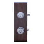 Copper Creek Colonial Satin Stainless Steel Entry Door Knob and Deadbolt Combo Lockset thumbnail 2