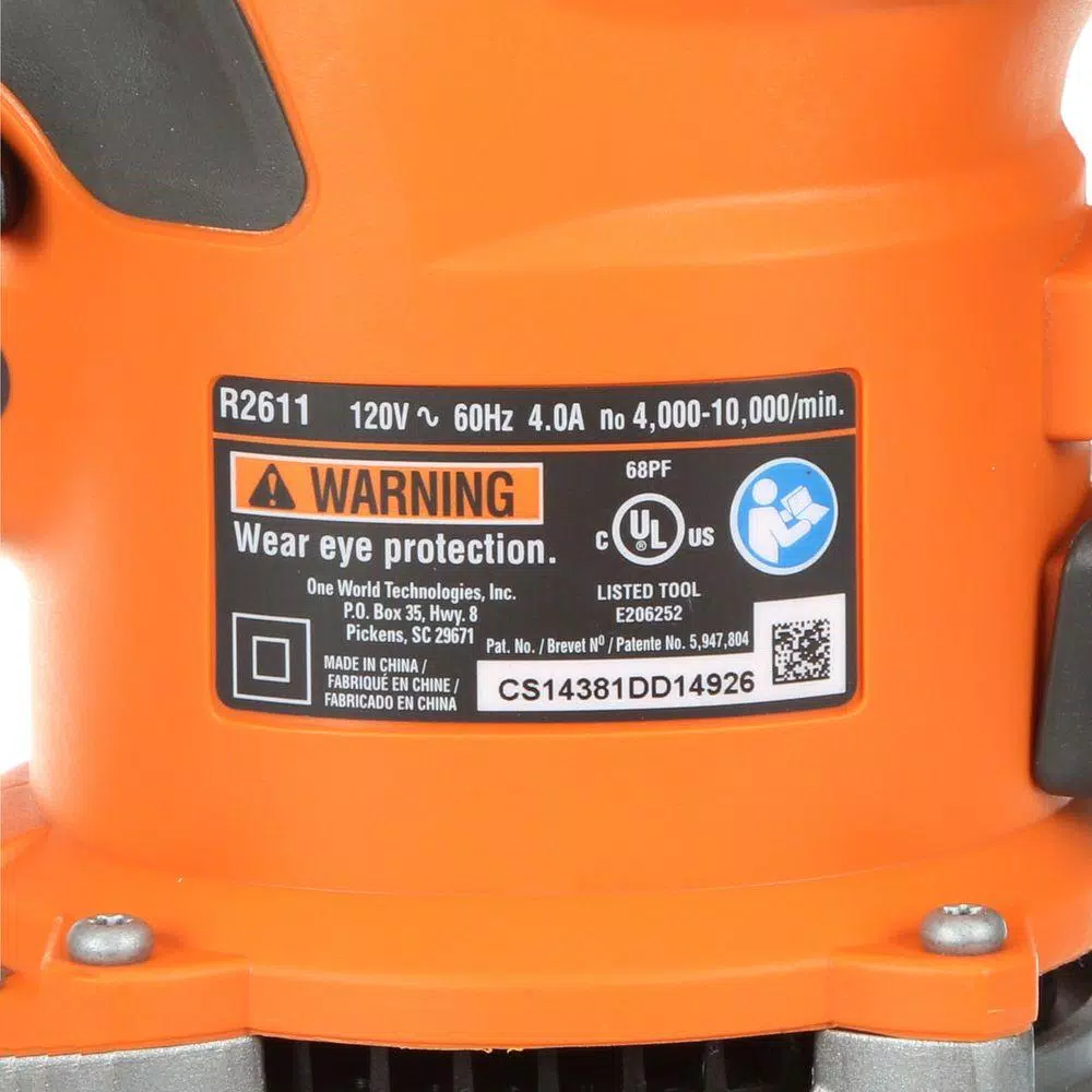 RIDGID 6 in. Variable-Speed Dual Random Orbital Sander, 4 Amp Corded