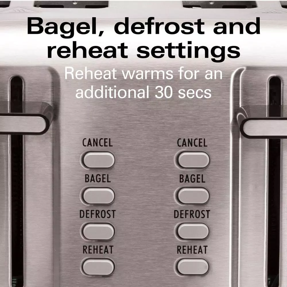 Hamilton Beach Professional 4-Slice Stainless Steel Wide Slot Toaster