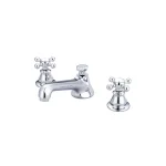 Water Creation Century Classic 8 in. Widespread Bathroom Faucet, Triple Plated Chrome with Pop-Up Drain thumbnail 1