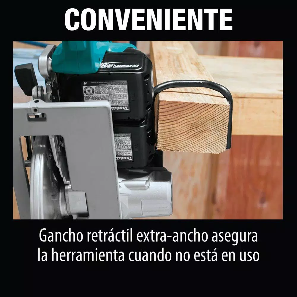 Makita 18V X2 LXT Brushless 7-1/4 in. Rear Handle Circular Saw Kit with (2) 5.0 Ah Batteries & Charger