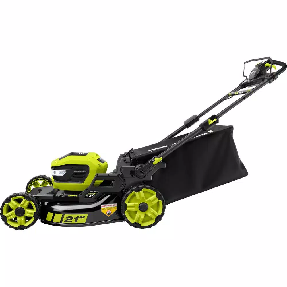 RYOBI 40V 21 in. Brushless Cordless Self-Propelled Lawn Mower with 7.5 Ah Battery and Charger