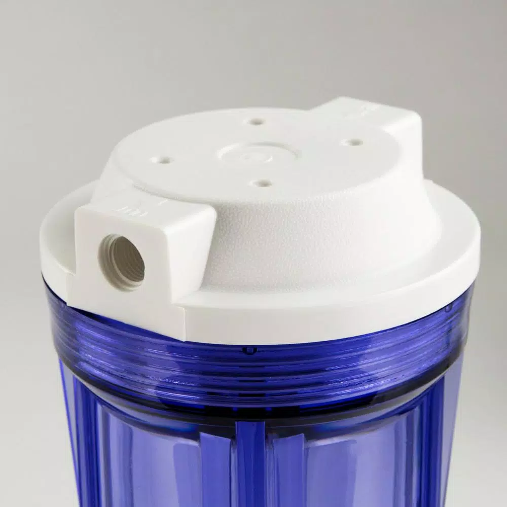 iSpring 10 in. Transparent Water Filter Housings for RO and Aquarium Systems (2-Pack)