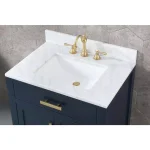 Water Creation 8 in. Widespread High Arc Lavatory Faucet, Satin Brass thumbnail 3