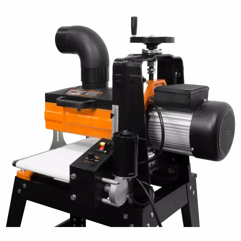 WEN 10 in. Drum Sander with 10.5 Amp Motor and Variable Speed Conveyor with Rolling Stand