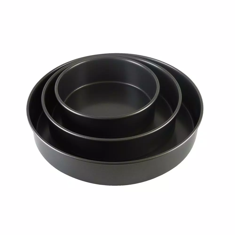 Chicago Metallic Professional Series 3-Piece Non-Stick Round Cake Pan Set