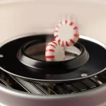 Nostalgia Retro Red Cotton Candy Maker Machine with Cones - Works with Hard Candy & Sugar-Free Candy thumbnail 6