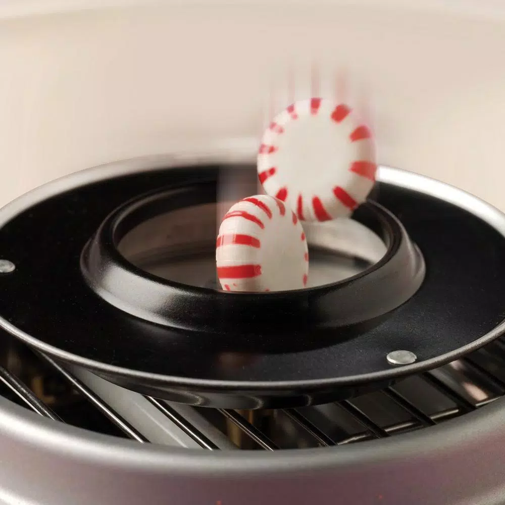Nostalgia Retro Red Cotton Candy Maker Machine with Cones - Works with Hard Candy & Sugar-Free Candy