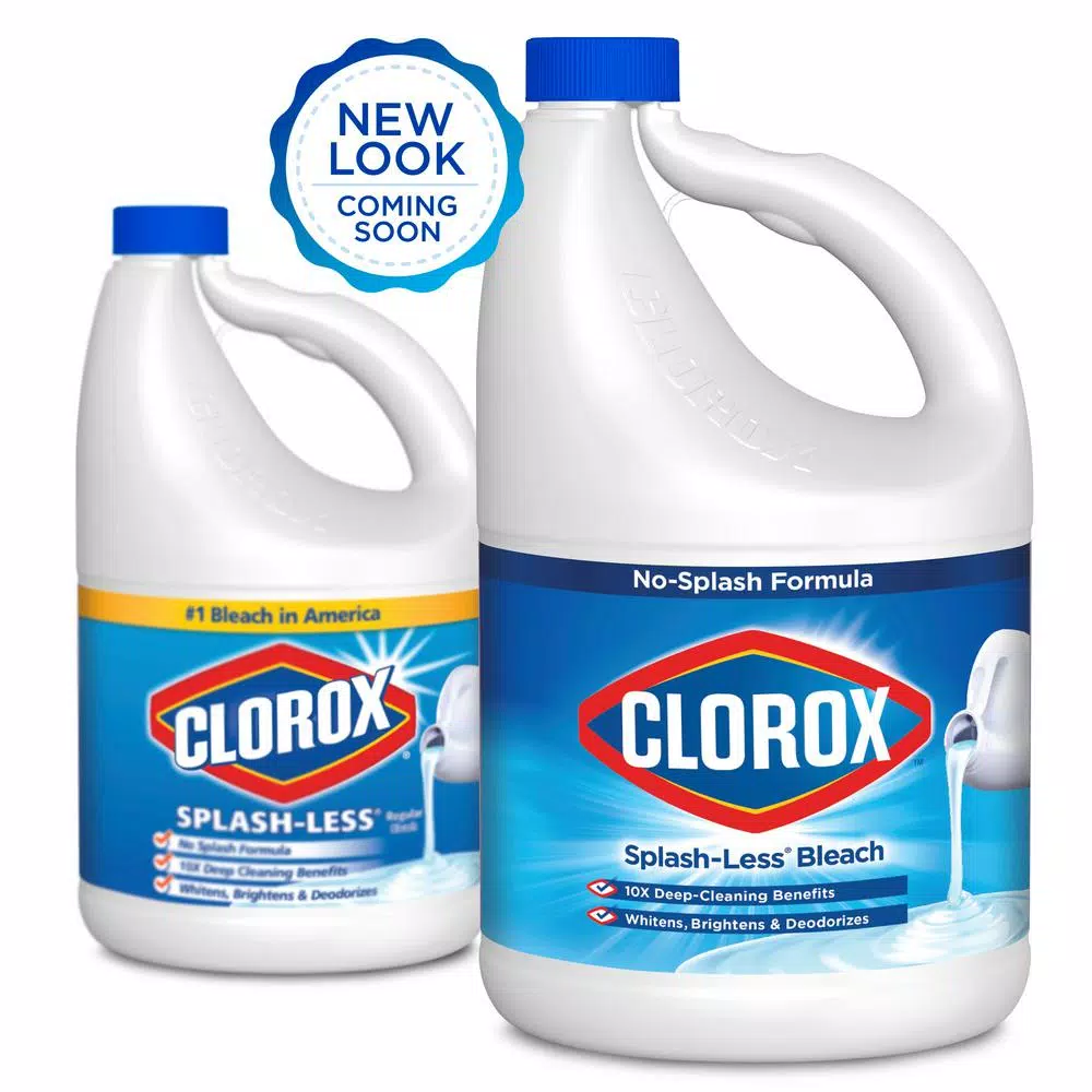 Clorox Splash-Less Regular Bleach Liquid, 116 oz.
